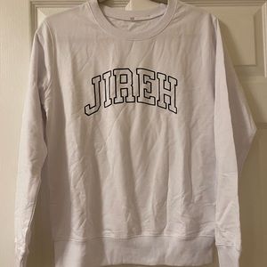 White “Jireh” Light Pullover